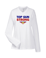 Top Gun Tennis Strong - Womens Performance Longsleeve