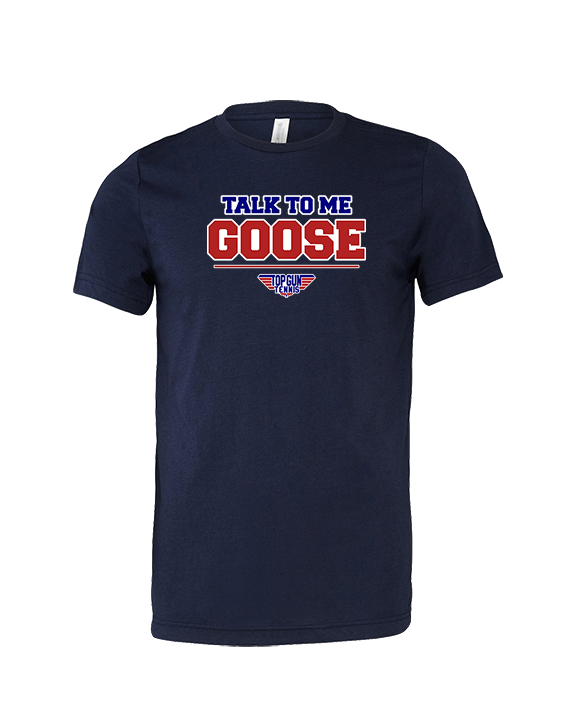 Top Gun Tennis Talk To Me Goose - Tri-Blend Shirt