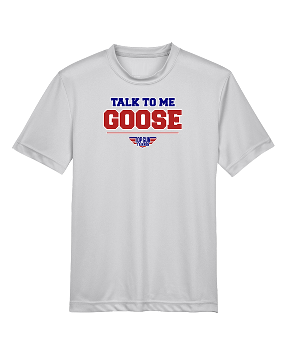 Top Gun Tennis Talk To Me Goose - Youth Performance Shirt