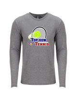 Top Gun Tennis Zoom - Tri-Blend Long Sleeve