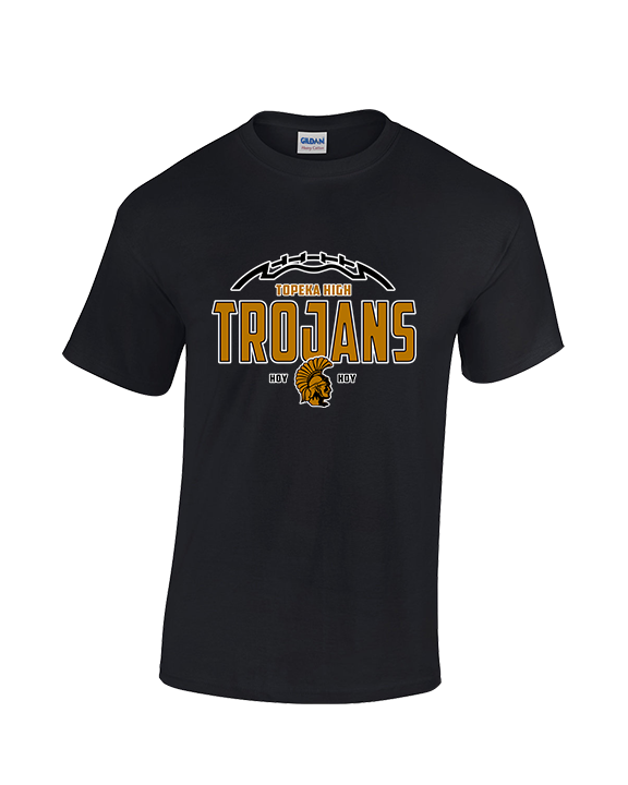Topeka HS Football Additional Logo 01 - Cotton T-Shirt