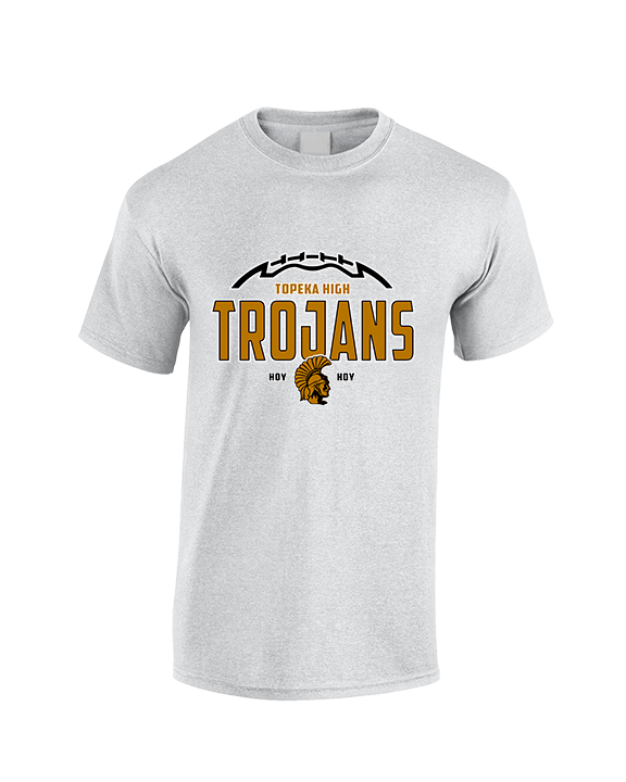Topeka HS Football Additional Logo 01 - Cotton T-Shirt