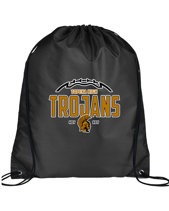 Topeka HS Football Additional Logo 01 - Drawstring Bag