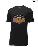 Topeka HS Football Additional Logo 01 - Mens Nike Cotton Poly Tee