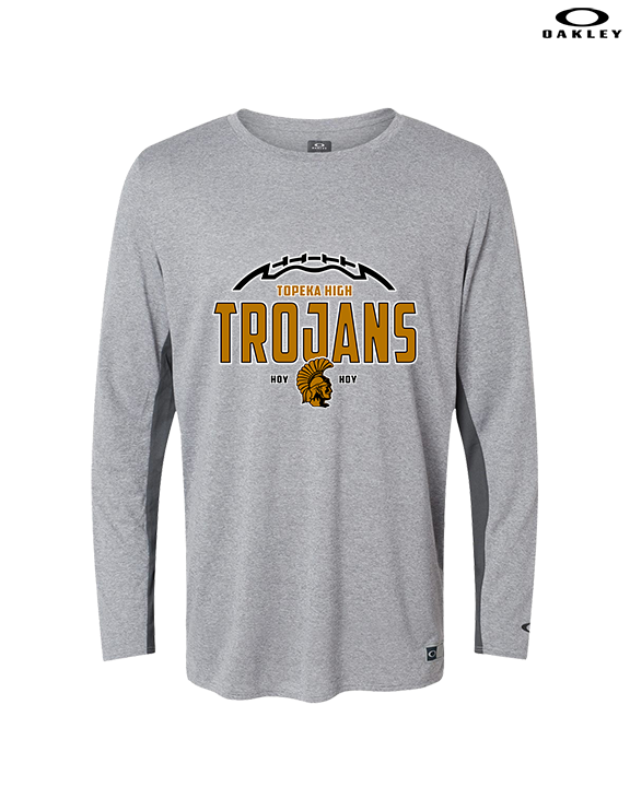 Topeka HS Football Additional Logo 01 - Mens Oakley Longsleeve