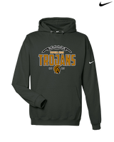 Topeka HS Football Additional Logo 01 - Nike Club Fleece Hoodie