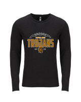 Topeka HS Football Additional Logo 01 - Tri-Blend Long Sleeve