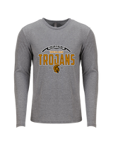 Topeka HS Football Additional Logo 01 - Tri-Blend Long Sleeve