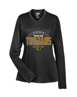 Topeka HS Football Additional Logo 01 - Womens Performance Longsleeve