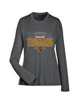 Topeka HS Football Additional Logo 01 - Womens Performance Longsleeve