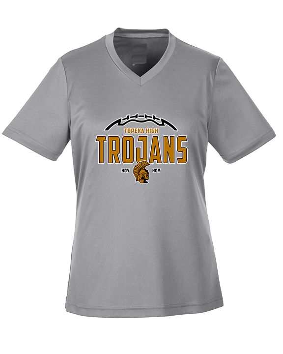 Topeka HS Football Additional Logo 01 - Womens Performance Shirt
