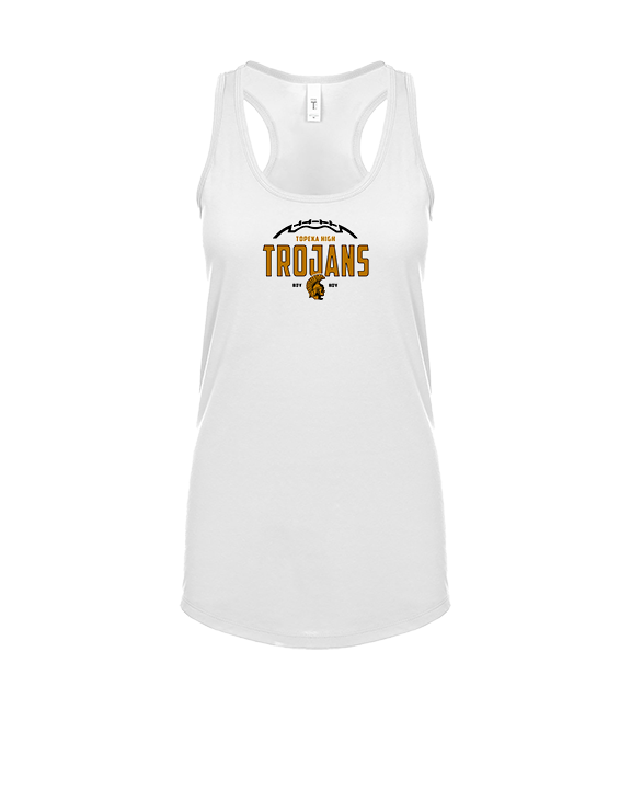 Topeka HS Football Additional Logo 01 - Womens Tank Top