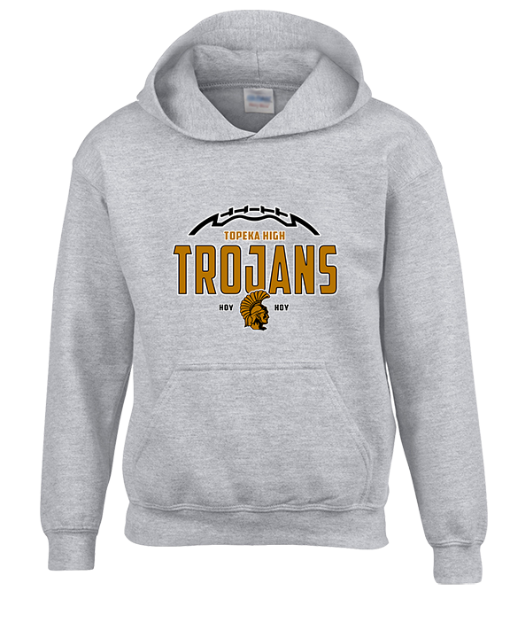 Topeka HS Football Additional Logo 01 - Youth Hoodie