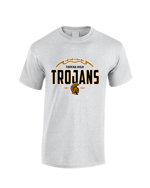 Topeka HS Football Additional Logo 02 - Cotton T-Shirt