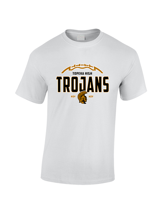 Topeka HS Football Additional Logo 02 - Cotton T-Shirt