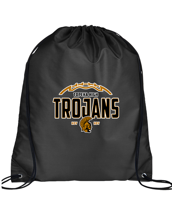 Topeka HS Football Additional Logo 02 - Drawstring Bag
