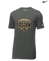 Topeka HS Football Additional Logo 02 - Mens Nike Cotton Poly Tee