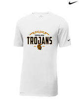 Topeka HS Football Additional Logo 02 - Mens Nike Cotton Poly Tee