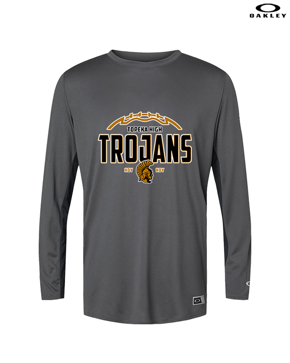 Topeka HS Football Additional Logo 02 - Mens Oakley Longsleeve