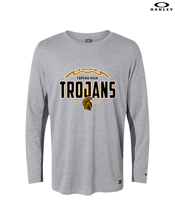 Topeka HS Football Additional Logo 02 - Mens Oakley Longsleeve