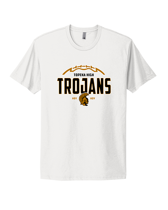 Topeka HS Football Additional Logo 02 - Mens Select Cotton T-Shirt