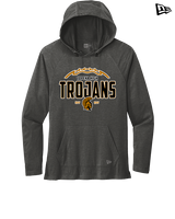 Topeka HS Football Additional Logo 02 - New Era Tri-Blend Hoodie