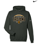Topeka HS Football Additional Logo 02 - Nike Club Fleece Hoodie