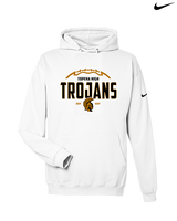 Topeka HS Football Additional Logo 02 - Nike Club Fleece Hoodie