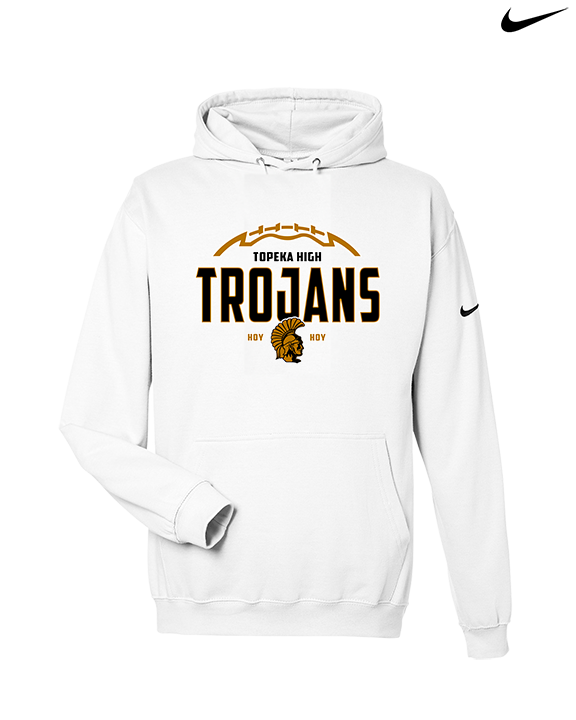 Topeka HS Football Additional Logo 02 - Nike Club Fleece Hoodie