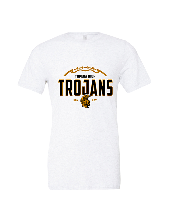 Topeka HS Football Additional Logo 02 - Tri-Blend Shirt