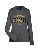 Topeka HS Football Additional Logo 02 - Womens Performance Longsleeve