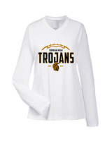 Topeka HS Football Additional Logo 02 - Womens Performance Longsleeve