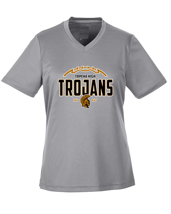 Topeka HS Football Additional Logo 02 - Womens Performance Shirt
