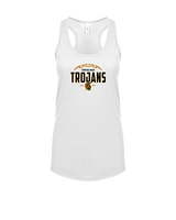 Topeka HS Football Additional Logo 02 - Womens Tank Top