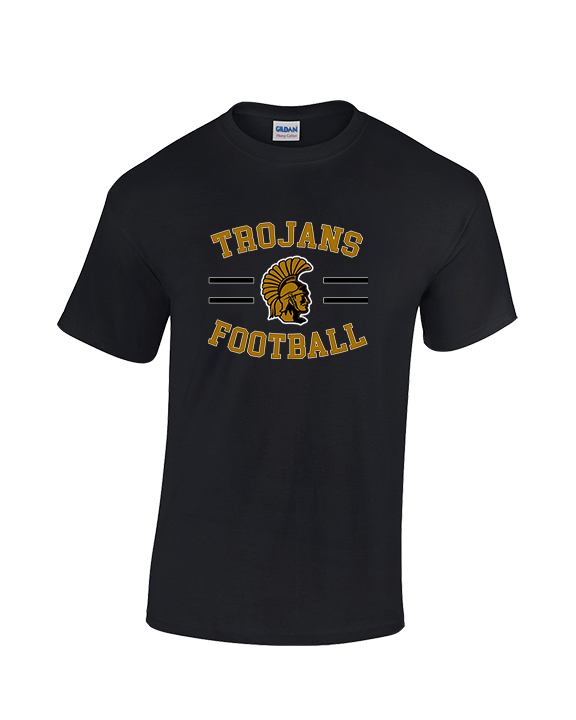 Topeka HS Football Curve - Cotton T-Shirt