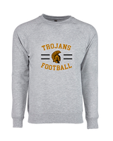 Topeka HS Football Curve - Crewneck Sweatshirt