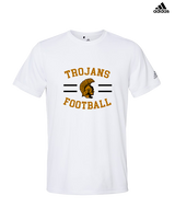 Topeka HS Football Curve - Mens Adidas Performance Shirt