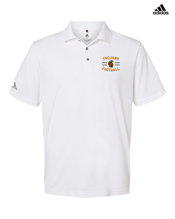 Topeka HS Football Curve - Mens Adidas Polo