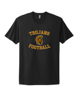 Topeka HS Football Curve - Mens Select Cotton T-Shirt
