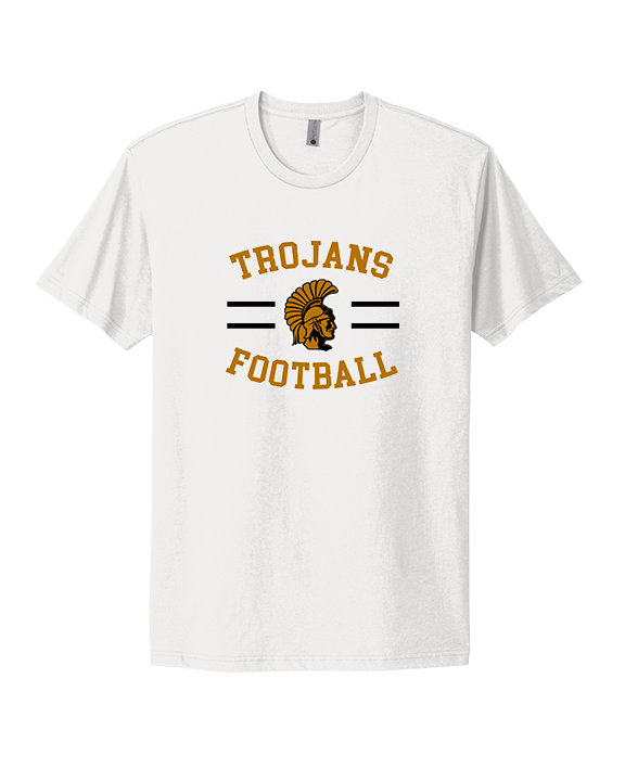 Topeka HS Football Curve - Mens Select Cotton T-Shirt