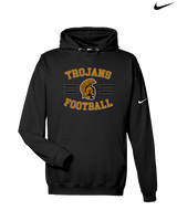 Topeka HS Football Curve - Nike Club Fleece Hoodie