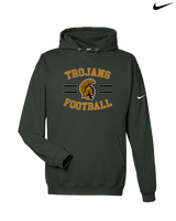 Topeka HS Football Curve - Nike Club Fleece Hoodie