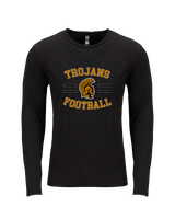 Topeka HS Football Curve - Tri-Blend Long Sleeve