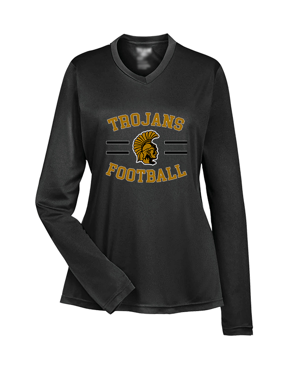 Topeka HS Football Curve - Womens Performance Longsleeve