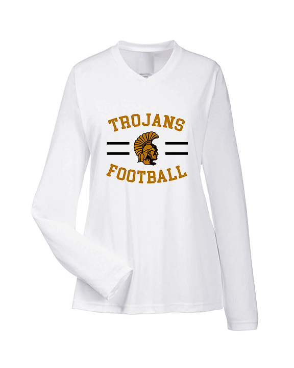 Topeka HS Football Curve - Womens Performance Longsleeve