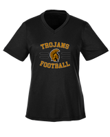 Topeka HS Football Curve - Womens Performance Shirt