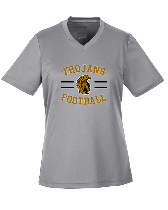Topeka HS Football Curve - Womens Performance Shirt