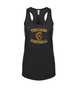 Topeka HS Football Curve - Womens Tank Top
