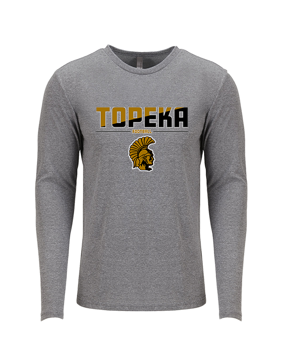 Topeka HS Football Cut - Tri-Blend Long Sleeve