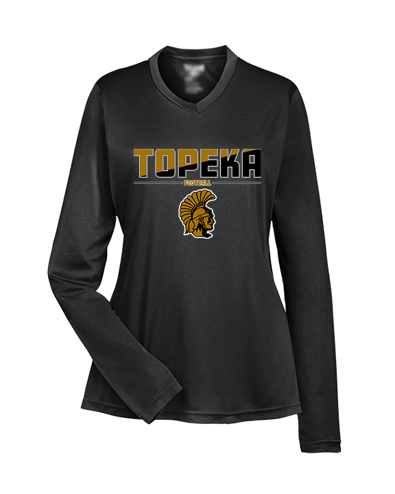 Topeka HS Football Cut - Womens Performance Longsleeve